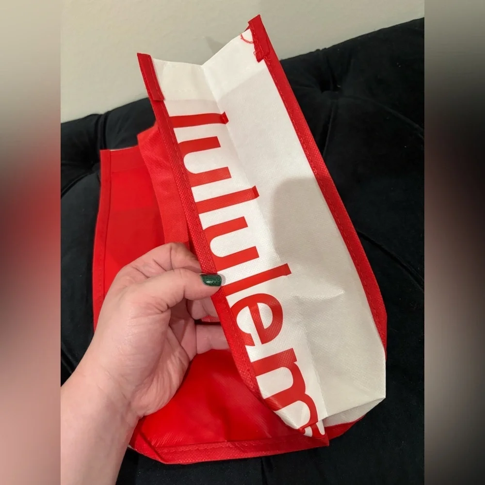 Lululemon Red Tote Bag